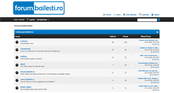 Desktop Screenshot of forum.bailesti.ro