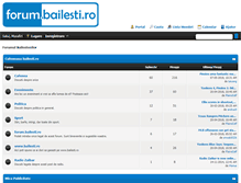 Tablet Screenshot of forum.bailesti.ro